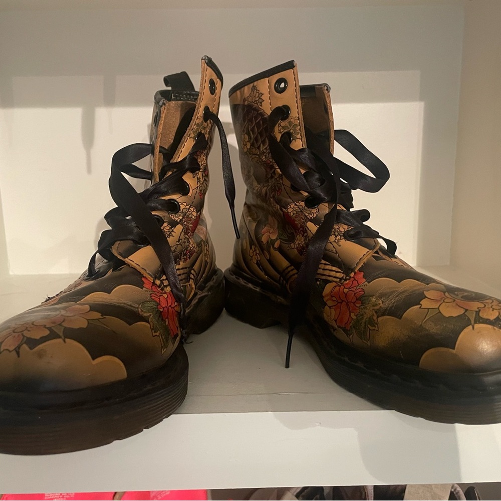 Koi fish doc martens